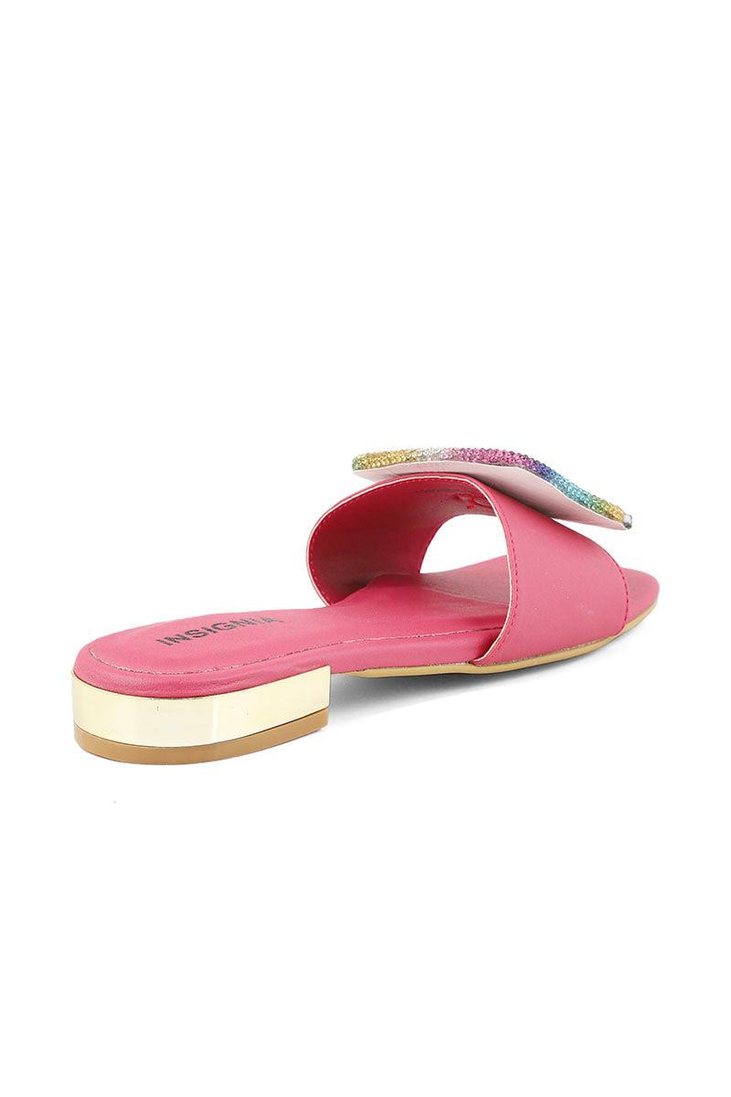Party Wear Slip On I29264-Skpink