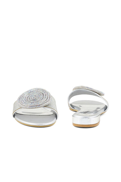 Party Wear Slip On I29265-Silver