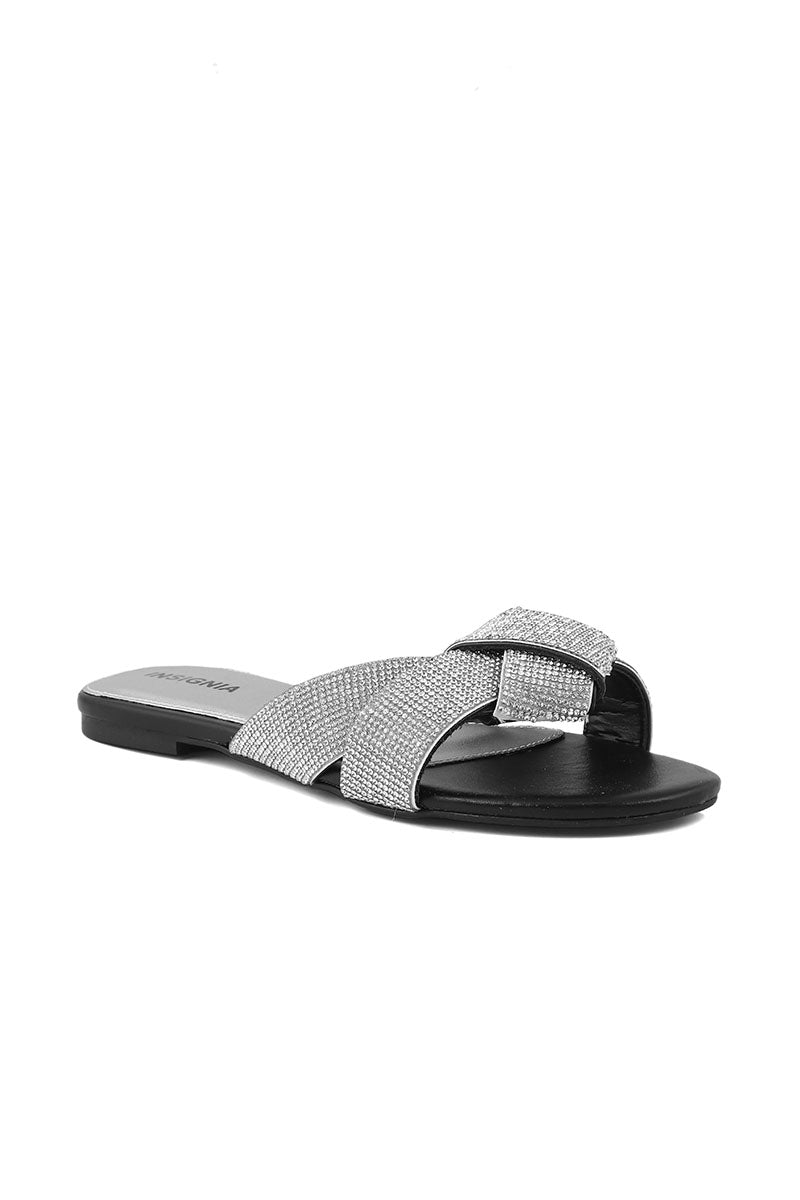 Party Wear Slip On I29267-Black