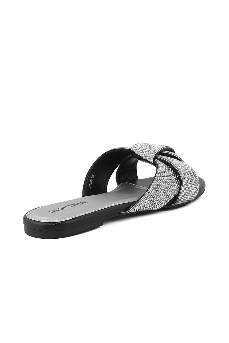 Party Wear Slip On I29267-Black