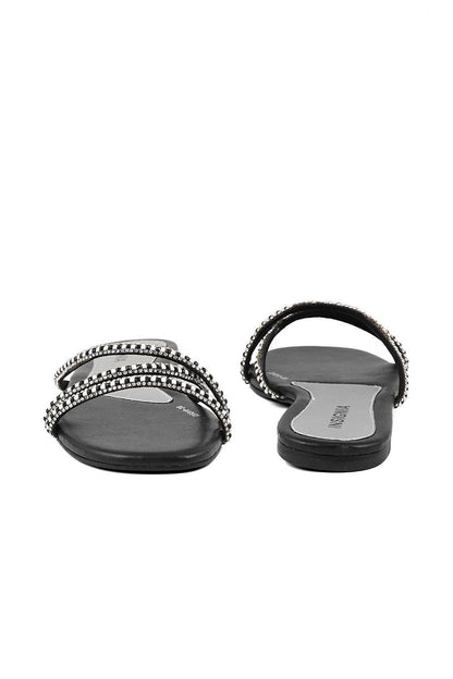 Party Wear Slip On I29268-Black