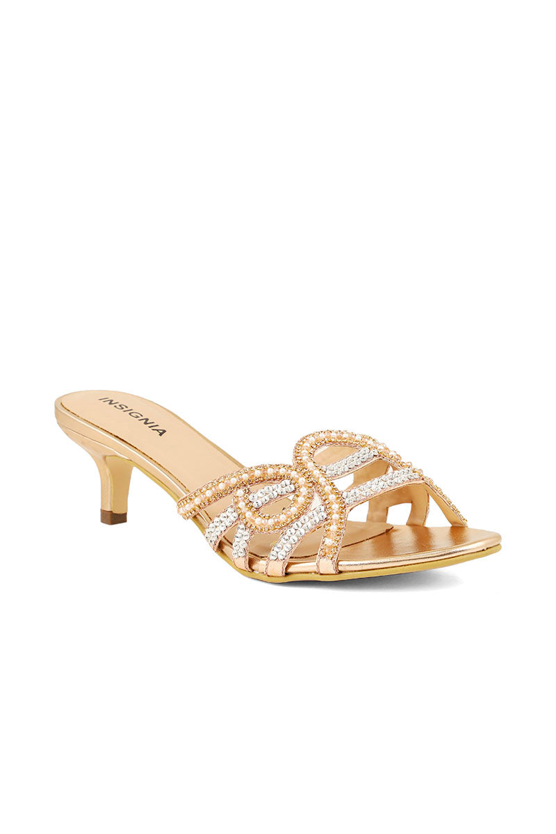 Party Wear Slip On I29270-Copper