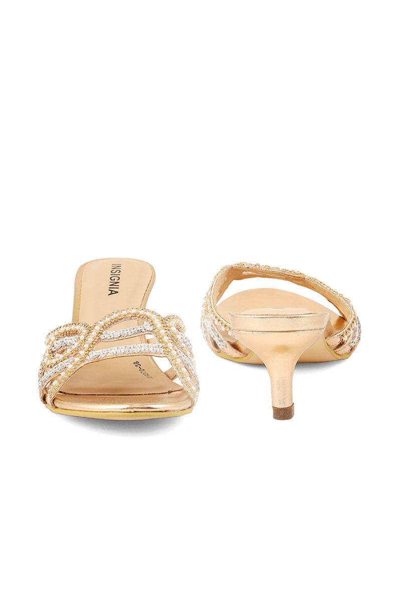 Party Wear Slip On I29270-Copper