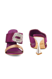 Party Wear Slip On I29277-Purple