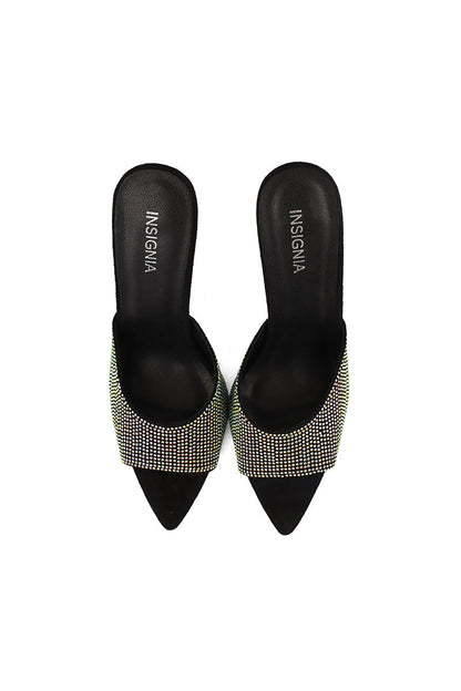 Party Wear Slip On I29279-Black