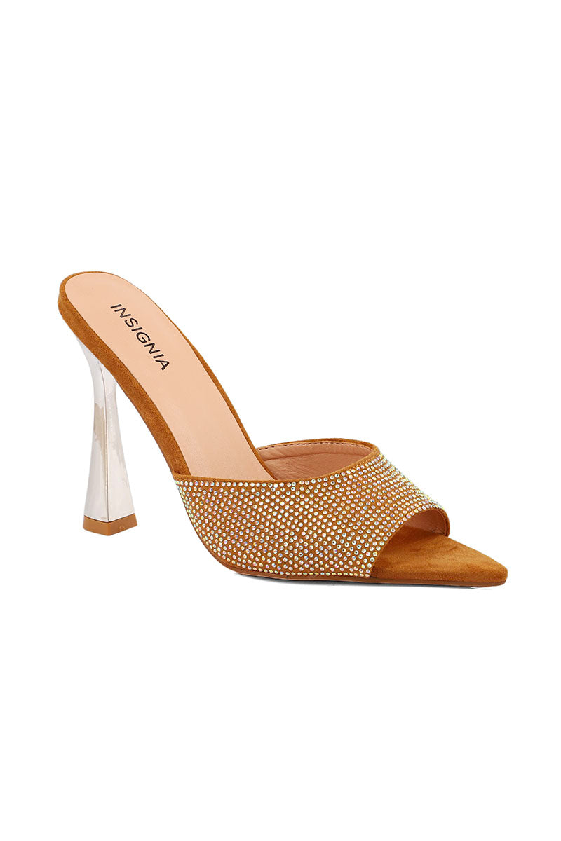 Party Wear Slip On I29279-Coffee