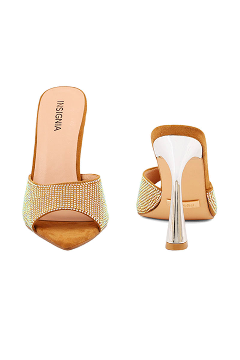 Party Wear Slip On I29279-Coffee