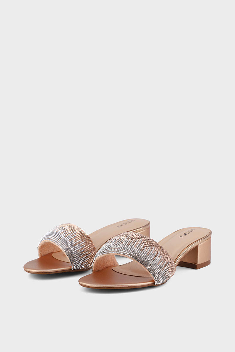 Party Wear Slip On I29286-Rose Gold