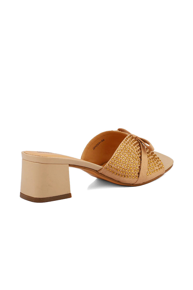 Party Wear Slip On I29289-Beige