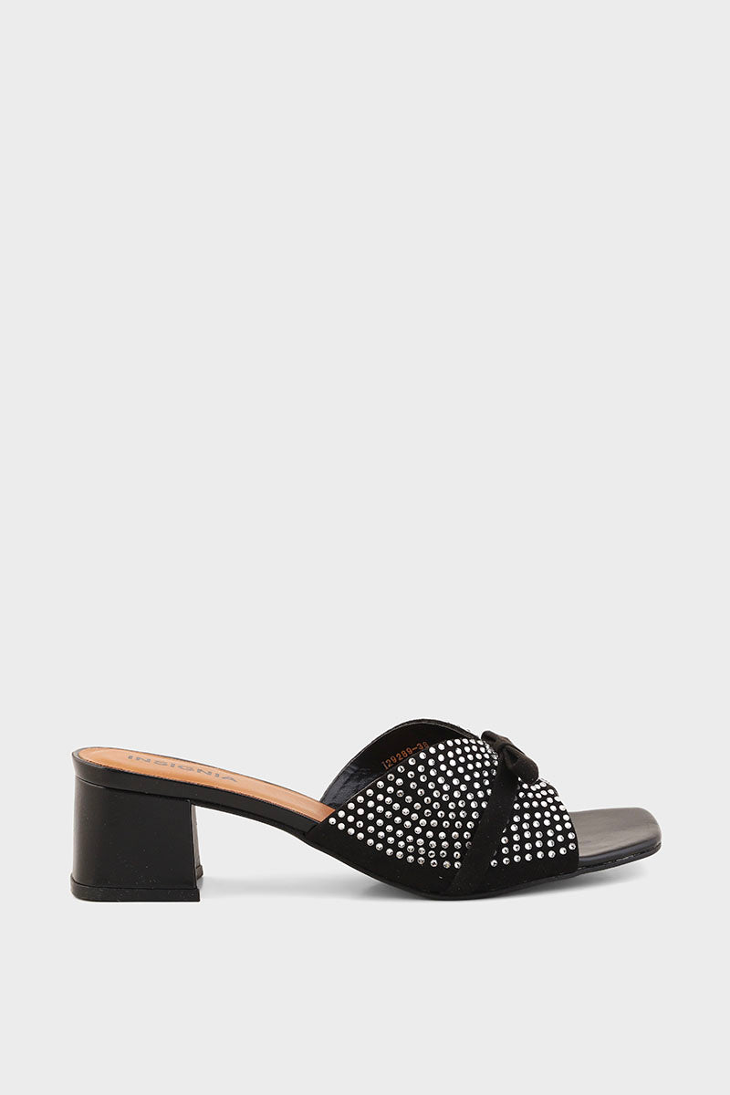 Party Wear Slip On I29289-Black