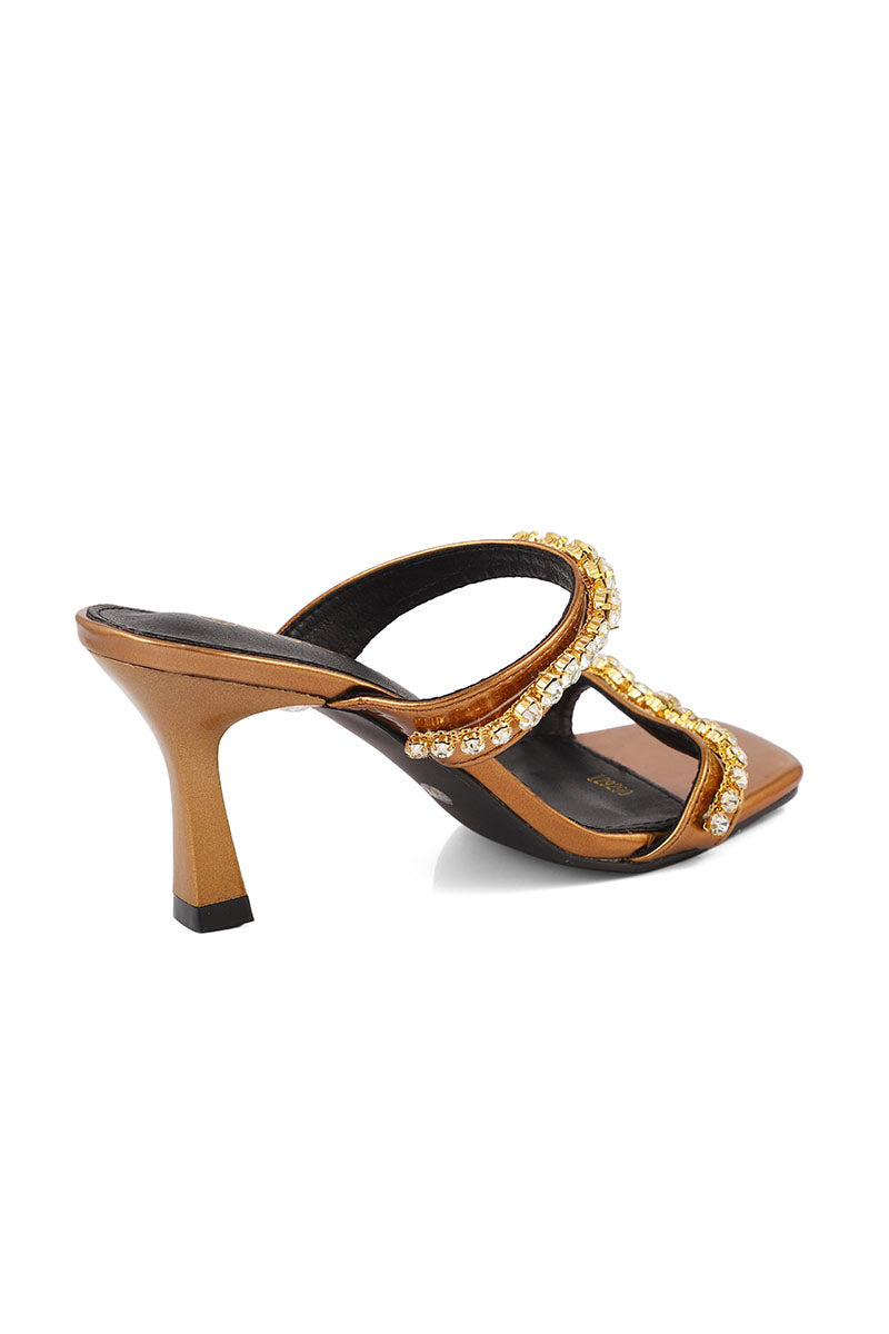 Party Wear Slip On I29290-Copper