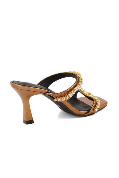 Party Wear Slip On I29290-Copper