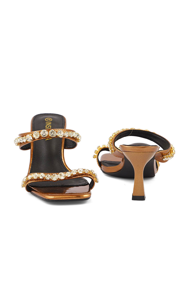 Party Wear Slip On I29290-Copper