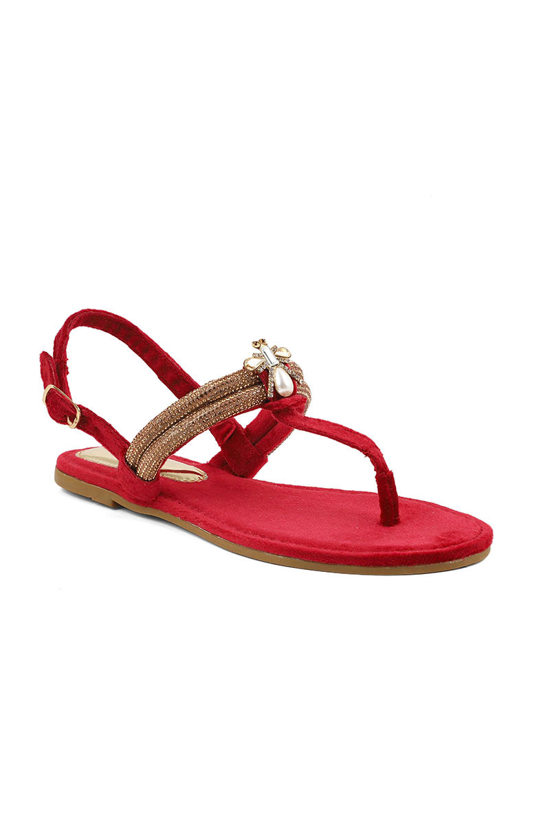 Formal Sandal I32853-Maroon