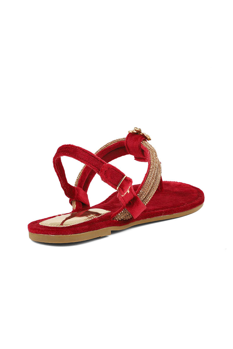 Formal Sandal I32853-Maroon