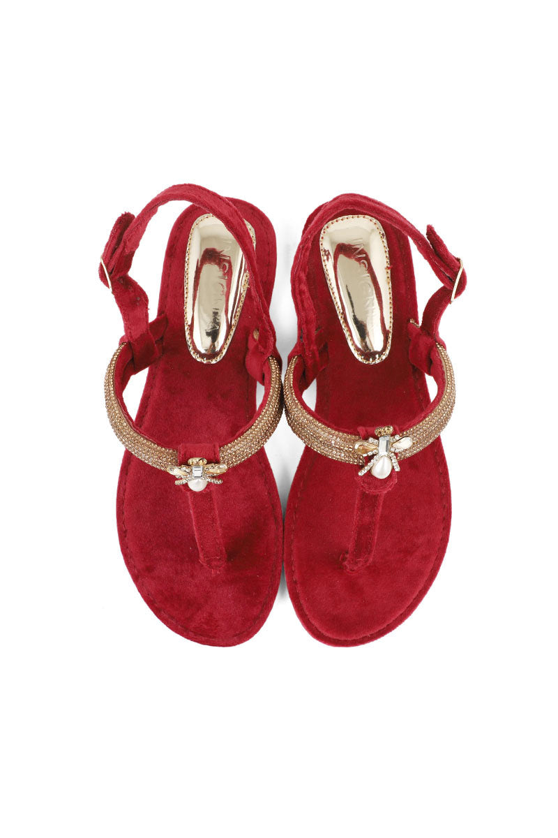Formal Sandal I32853-Maroon