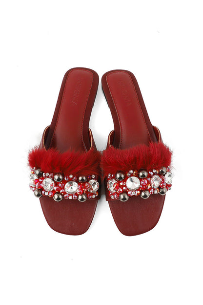 Formal Slip On I38534-Maroon