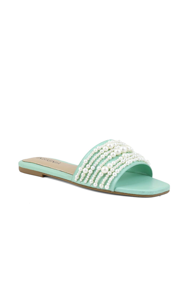 Formal Slip On i38537-Green