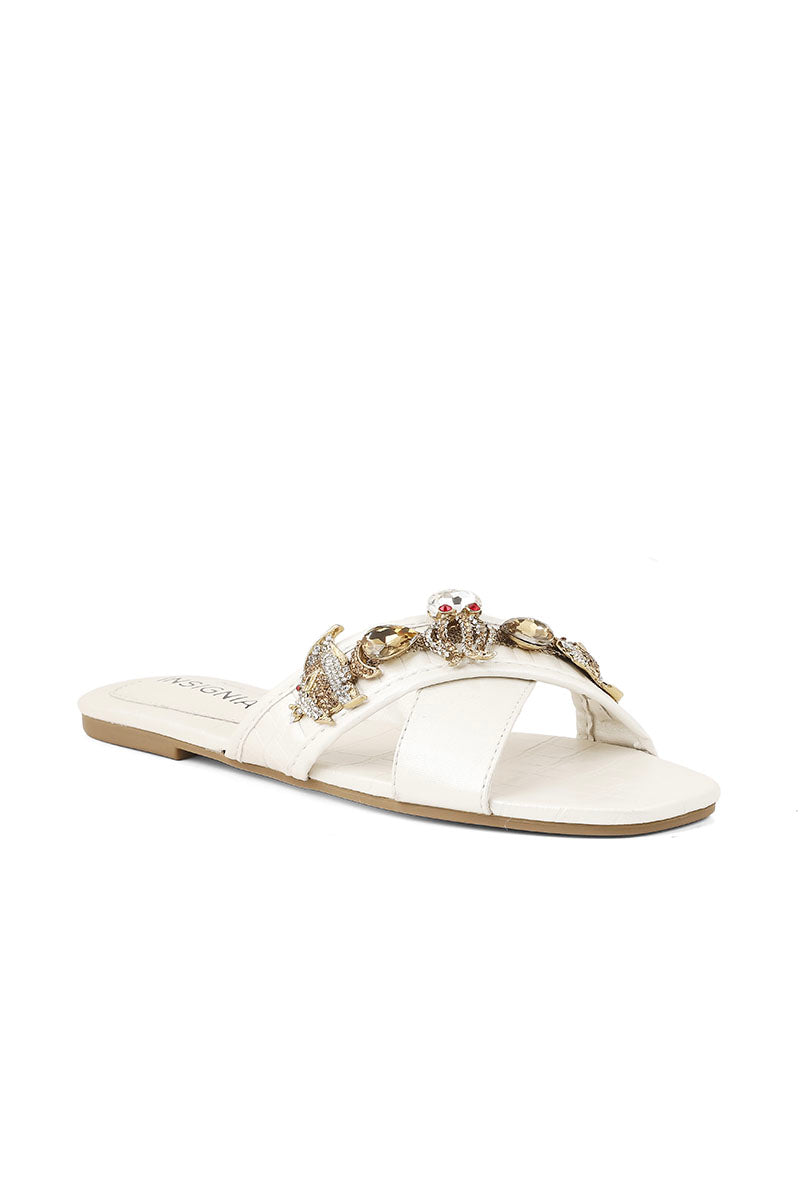 Formal Slip On I38543-White