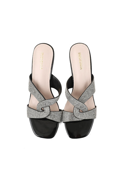 Party Wear Slip On I38547-Black