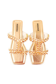 Party Wear Slip On I38566-Peach