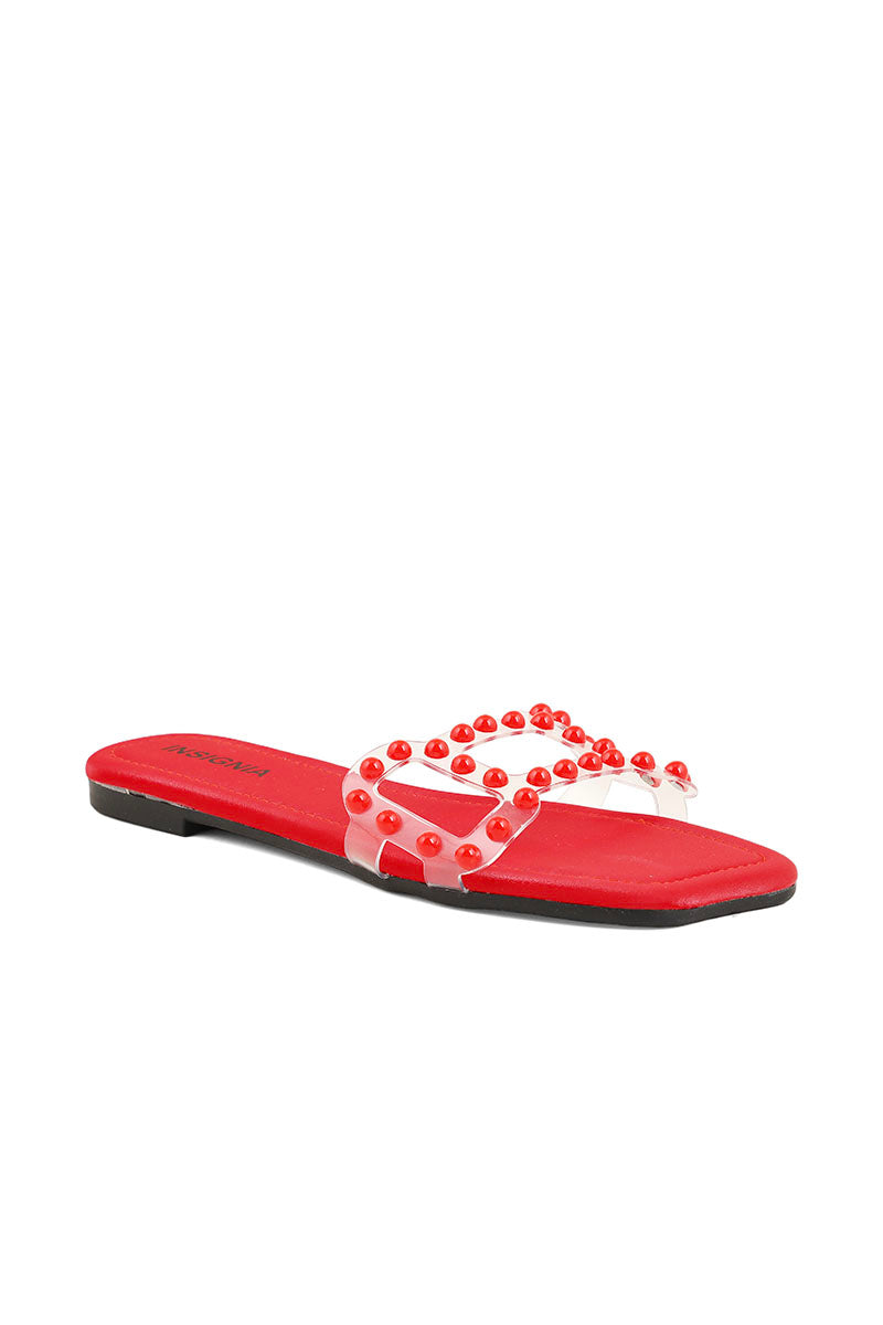 Formal Slip On I38569-Red