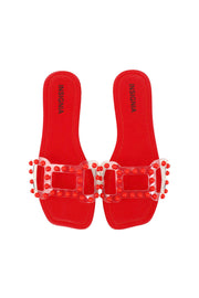 Formal Slip On I38569-Red