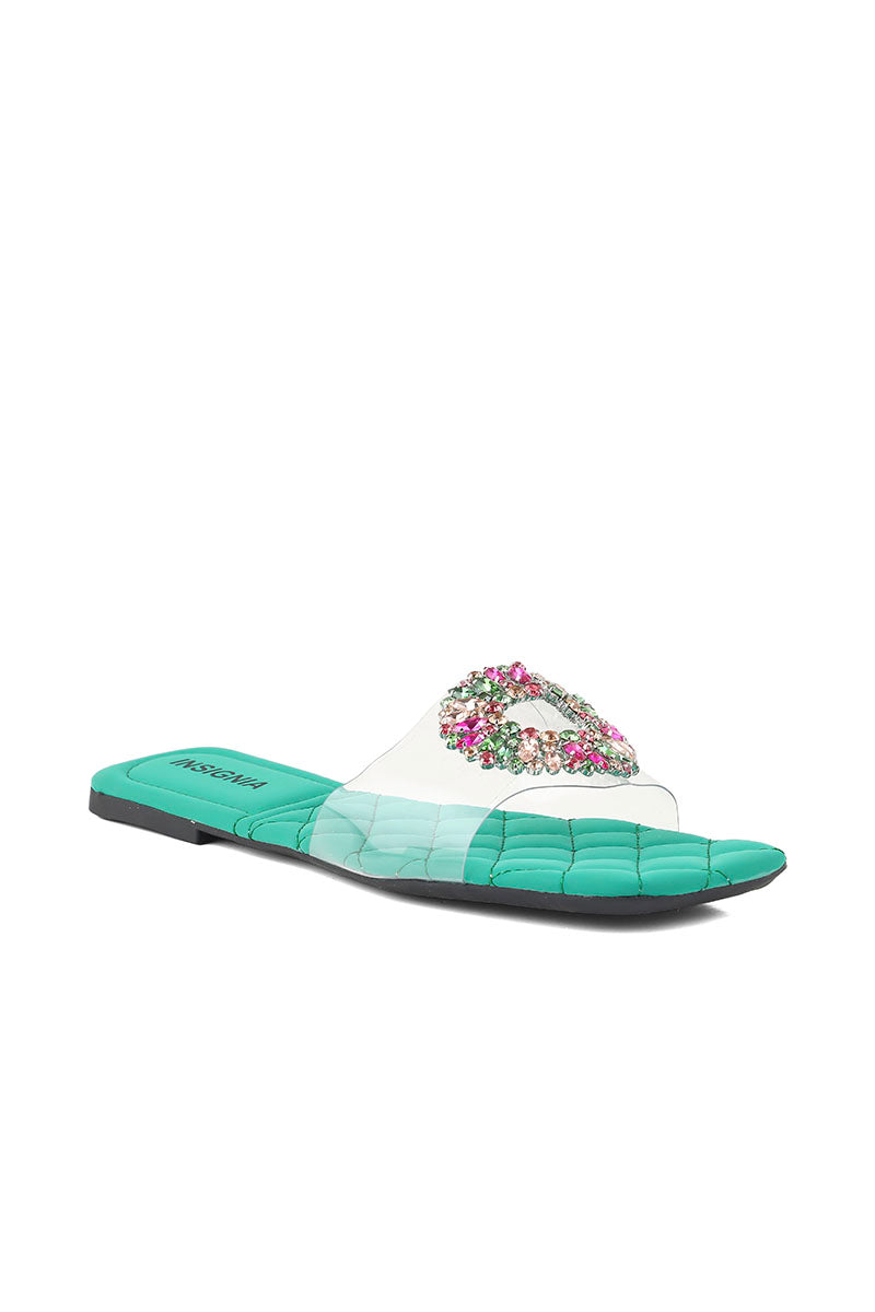 Formal Slip On I38589-Green