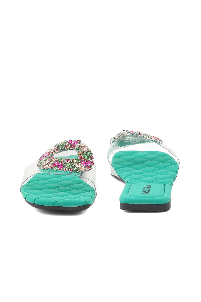 Formal Slip On I38589-Green