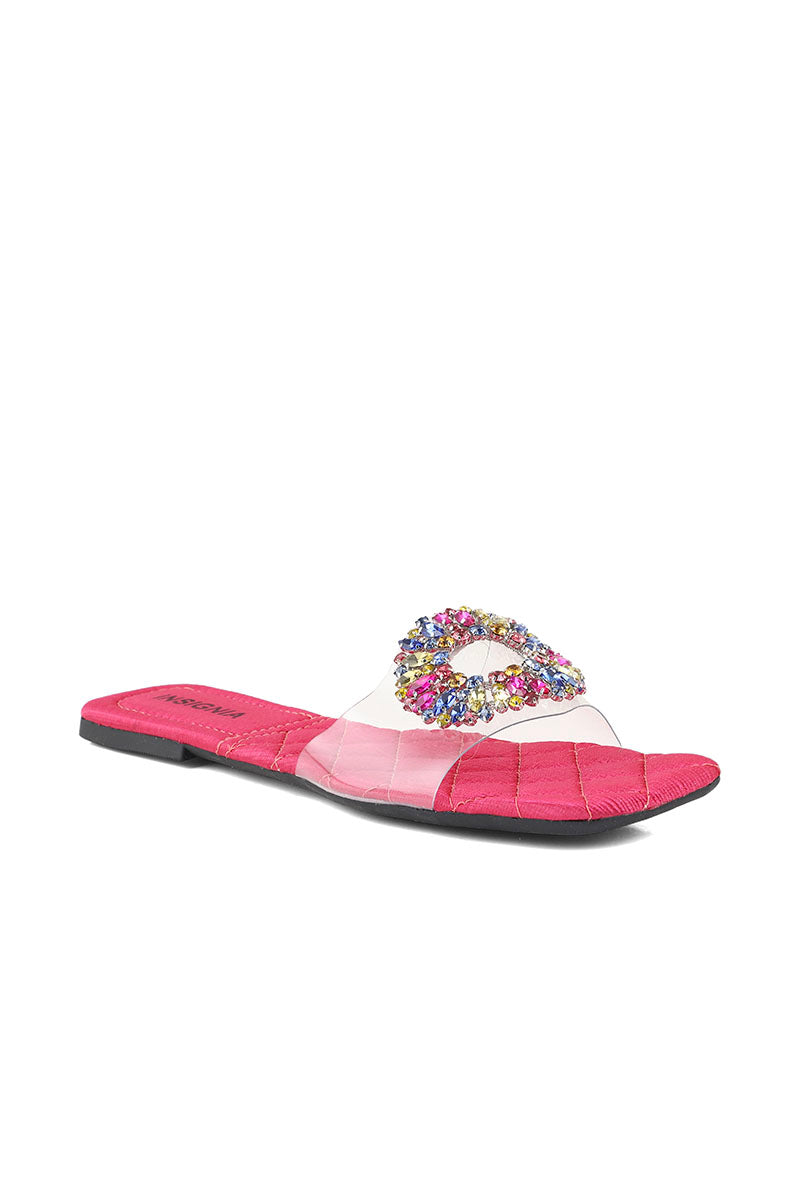 Formal Slip On I38589-Pink