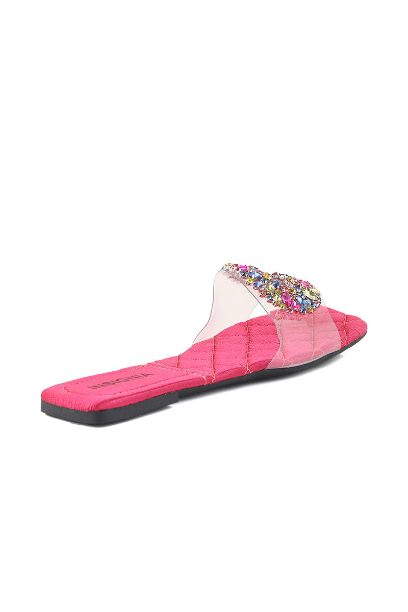 Formal Slip On I38589-Pink
