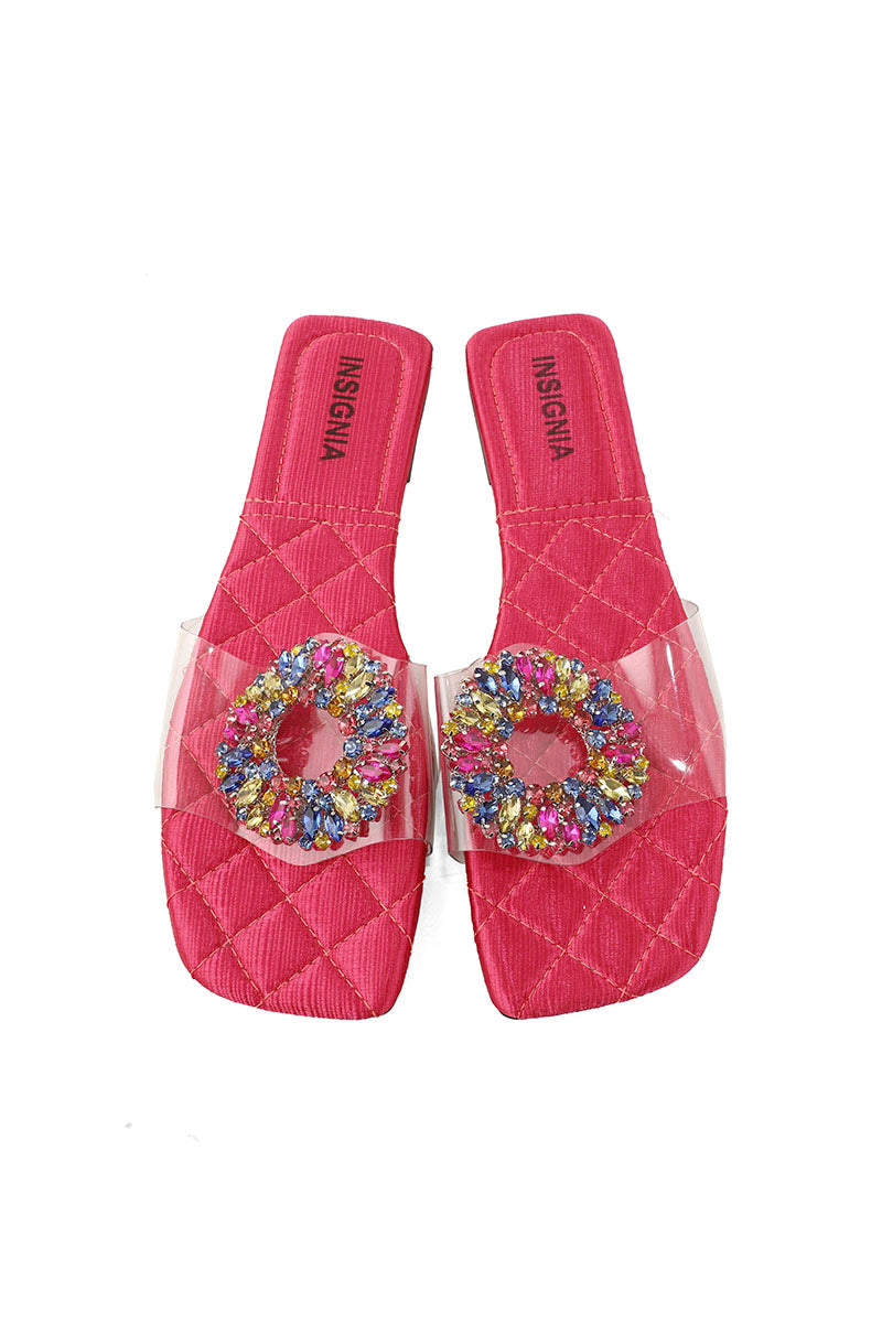 Formal Slip On I38589-Pink