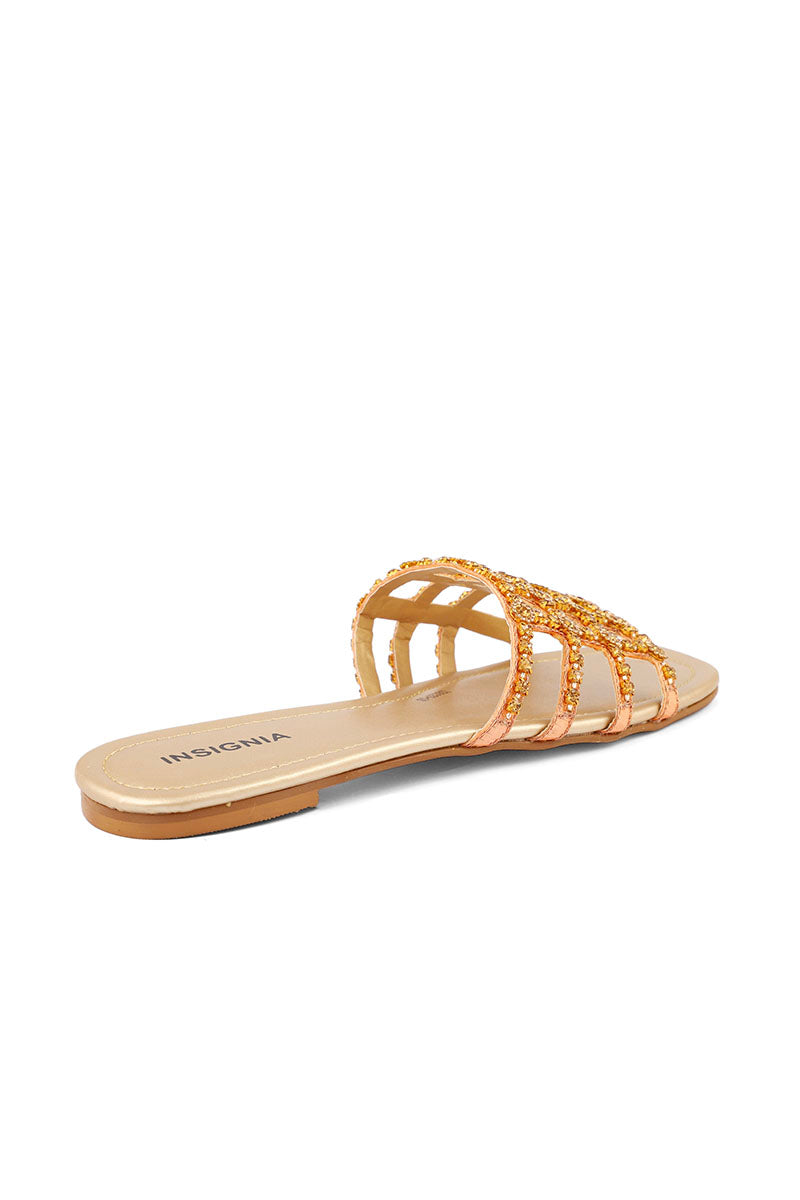 Formal Slip On I38628-Champagne