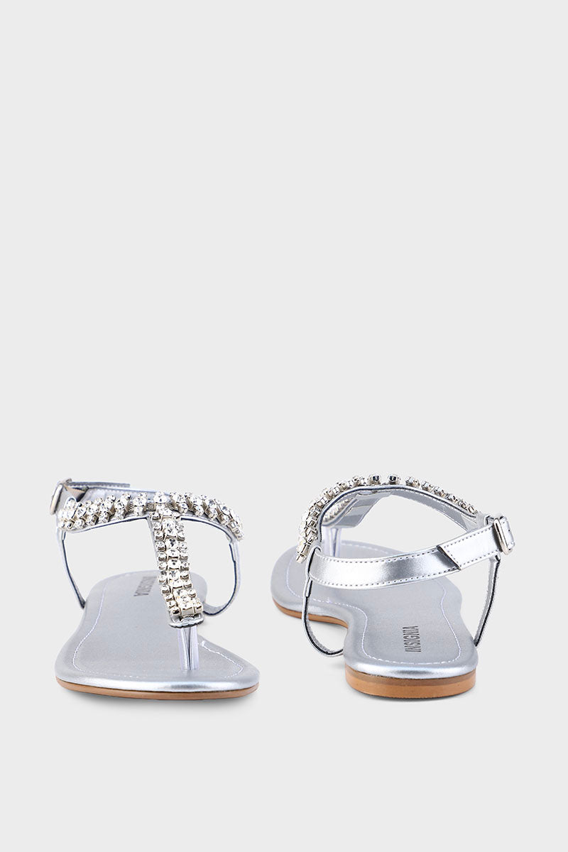 Formal Thong I38632-Silver