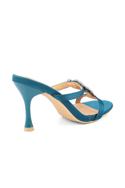 Formal Slip On I38633-Teal Blue