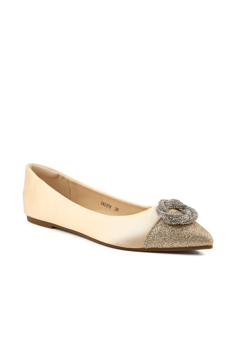 Party Wear Pumps I41374-Fawn