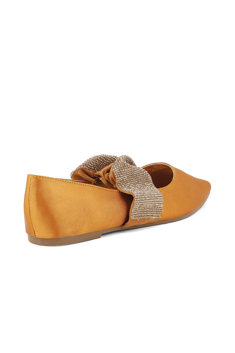 Party Wear Pumps I41402-Camel