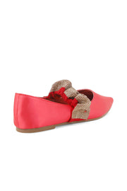 Party Wear Pumps I41402-Red