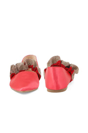 Party Wear Pumps I41402-Red