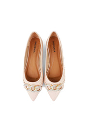 Party Wear Pumps I41412-Peach