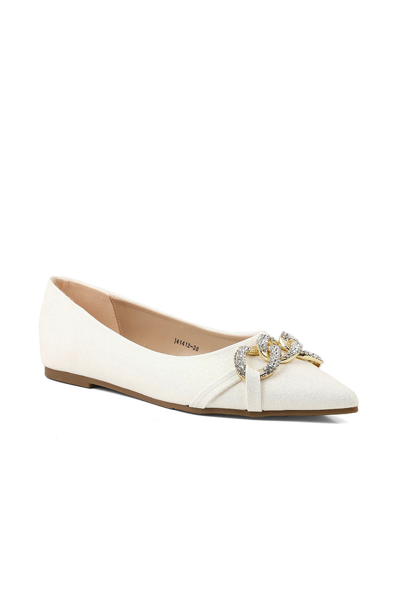 Party Wear Pumps I41412-Silver