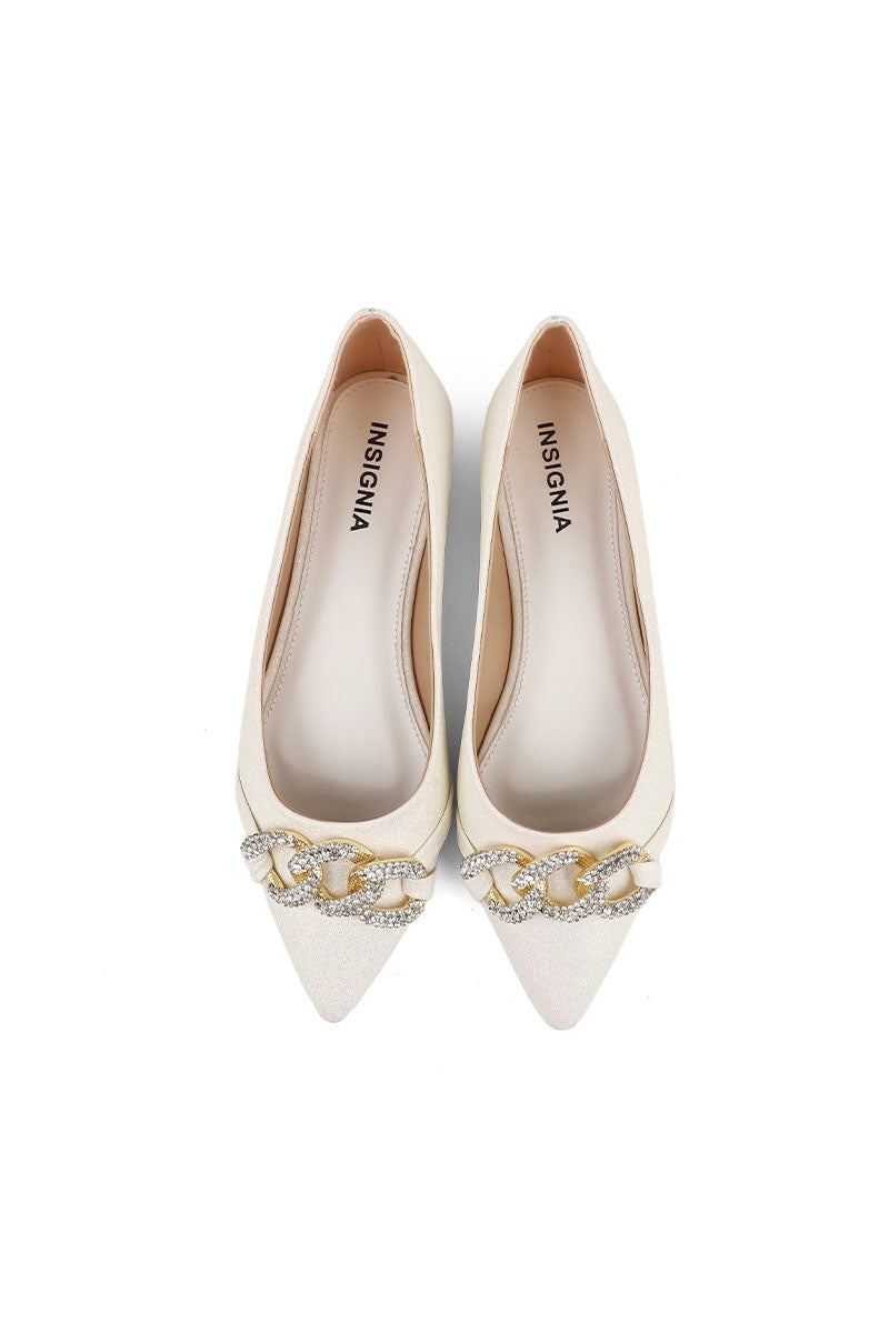 Party Wear Pumps I41412-Silver