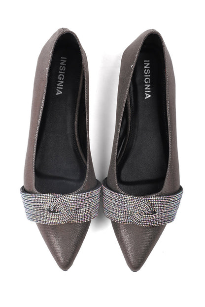 Party Wear Pumps I41414-Black