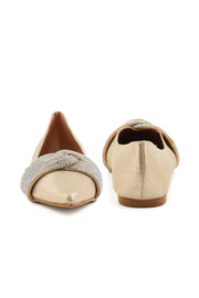 Party Wear Pumps I41414-Golden