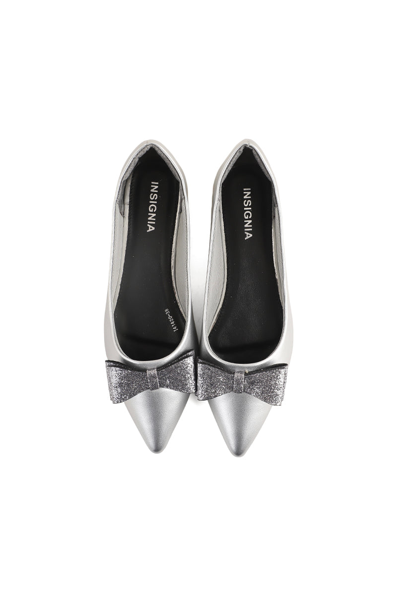 Party Wear Pumps I41420-Silver