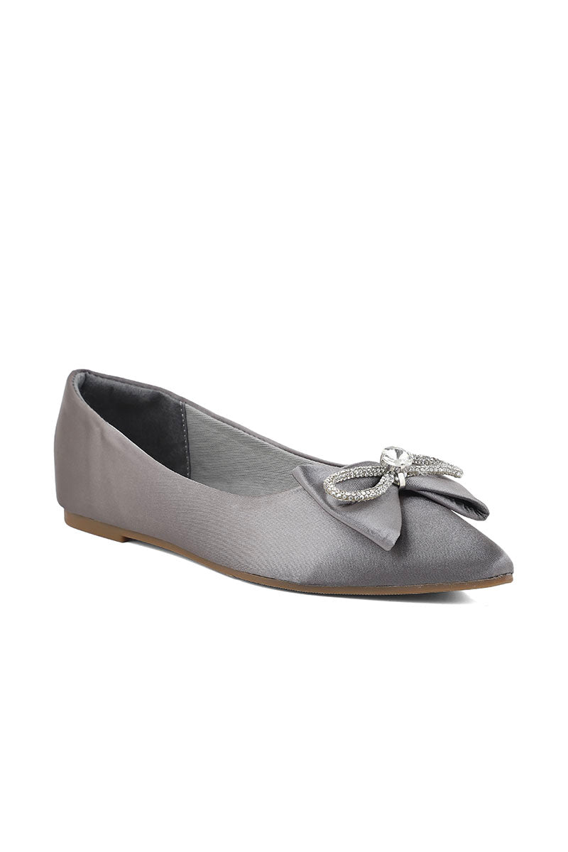 Party Wear Pumps I41422-Grey