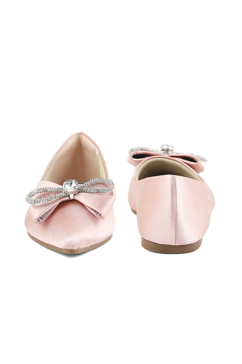 Party Wear Pumps I41422-Peach