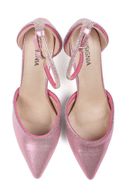 Party Wear Sling Back I44411-Peach