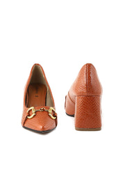 Formal Court Shoes I44422-Mustard