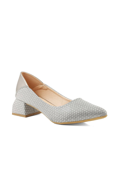 Party Wear Court Shoes I44434-Grey